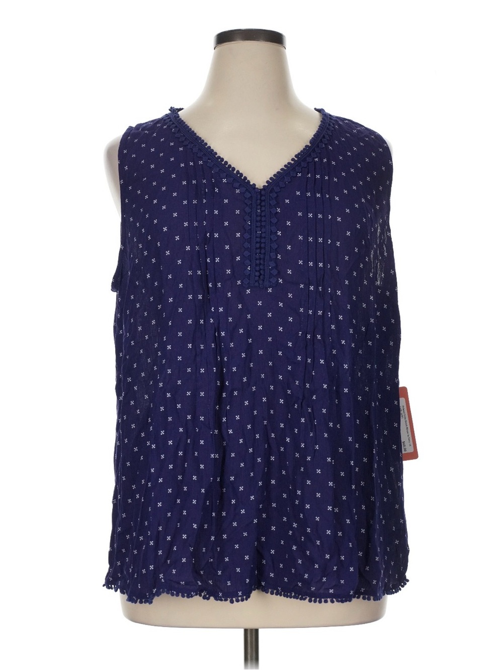 NWT skies are blue sleeveless blouse 1X